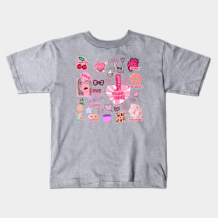 I LOVE PINK Kids T-Shirt